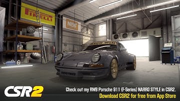 CSR2 - RWB 911 (F-Series) NARRO STYLE (gold) - tune & shift - 9.986