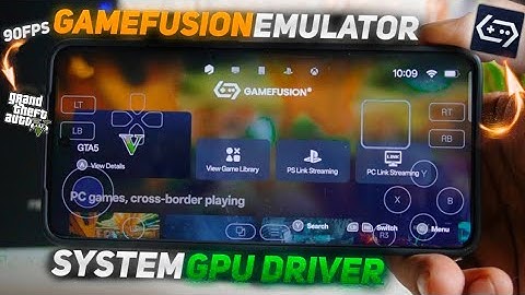 🔥 GameFusion Emulator Setup With System Graphics Driver | GTA4 90FPS On Gamefusion Emulator Android