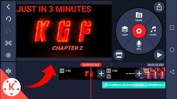 KGF CHAPTER 2 Intro in Kinemaster free || How to make intro in Kinemaster.