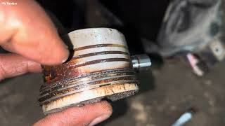 Hunk bike white smoke problem ||