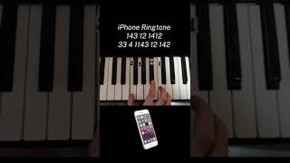 iPhone ringtone marimba on piano 🎹 tutorial