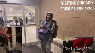 The homie FLEW out to CHICAGO for a WEEK!! (Come Visit W/ Him)