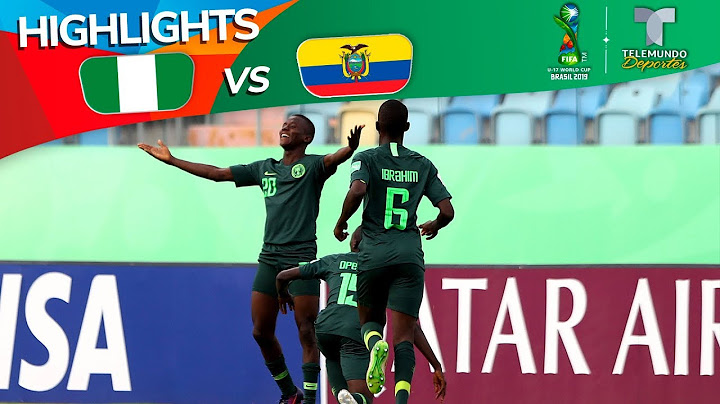 Nigeria vs. Ecuador: 3-2 Goals & Highlights | Copa Mundial Sub-17 | Telemundo Deportes