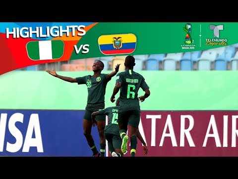 Nigeria vs. Ecuador: 3-2 Goals & Highlights | Copa Mundial Sub-17 | Telemundo Deportes