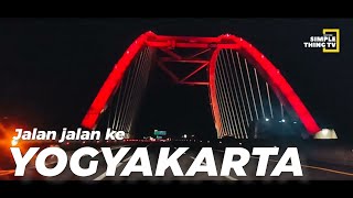 Jalan Jalan ke Yogyakarta Lewat Jembatan Merah Kalikuto Malam Hari