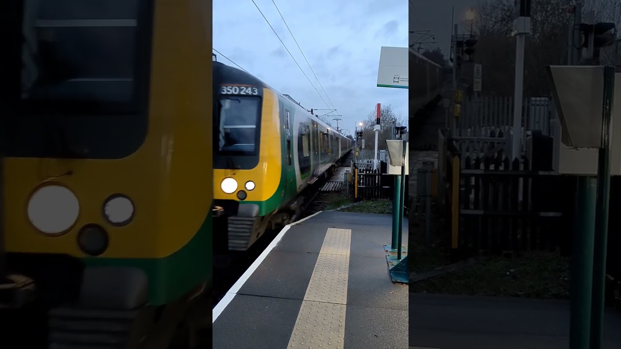 up train arriving at Watford North on the Abbey Line this afternoon