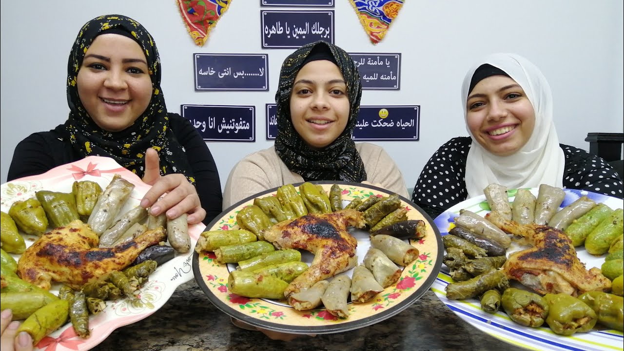 اقوي تحدي فطار محشي مشكل وفراخ 😂😂والعقاب 🤐