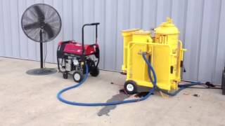 L.E.A.F. Generator  - Gasifier running a generator