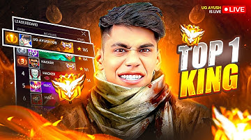 🔴[Live] Top 1 Squad Broked😭TOP 1 CS Push🤞  - Free Fire Live !!