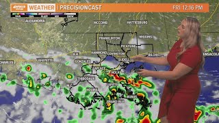 Weather: Scattered storms today, scorching heat next week