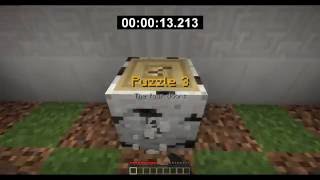 [Minecraft Speedrun]The Wooden Puzzles(Any%, Glitchless), Attempt 1: 6:35,977