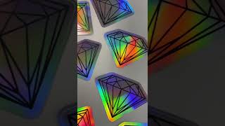 Holographic Stickers #games #candels #skincare #stickerprinting