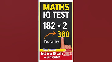 Math IQ Test Challenge | Brain Teaser | Can You Solve This #mathiqtest #mathchallenge