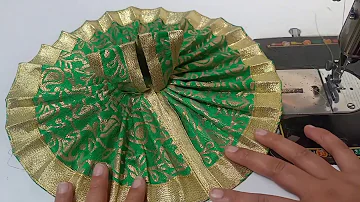 Kanha ji summer dress |laddugopal poshak | easy step by step making of summer dress