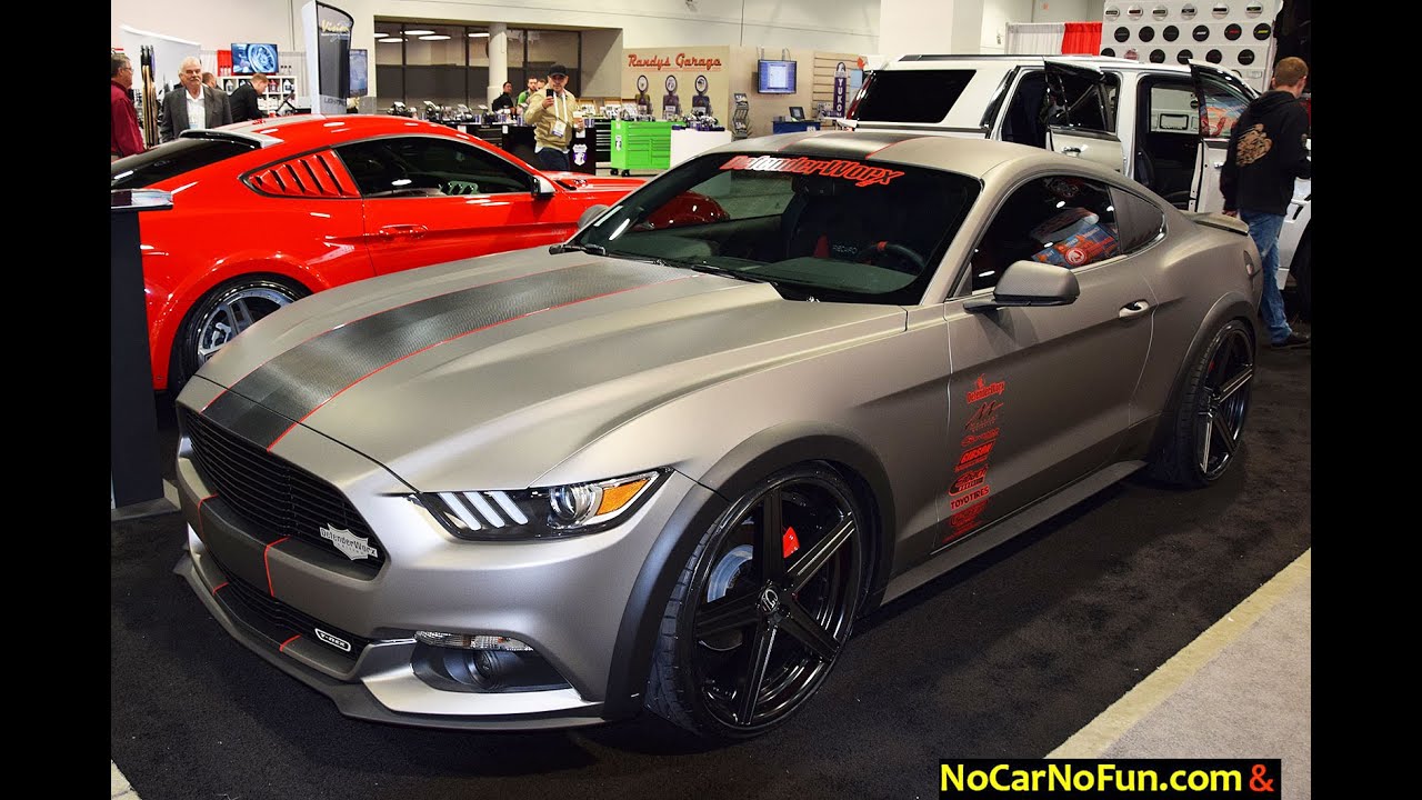 Custom Ford Mustang Gt 5 0 Defenderworx T Rex At 2017 Sema Custom Ford Mustang Gt 5 0 Defenderworx T Rex At 2017 Sema Motor Show