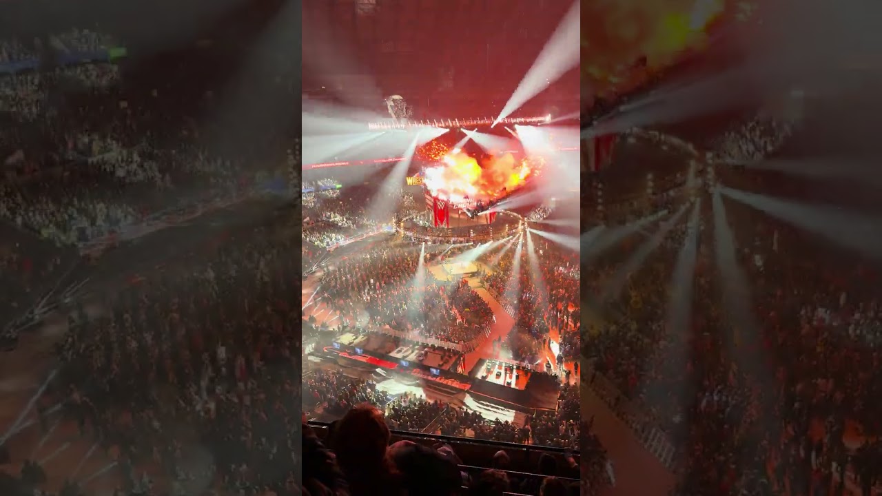 John Cena wins Elimination chamber, celebration pyro and Cody Rhodes entrance Live Toronto