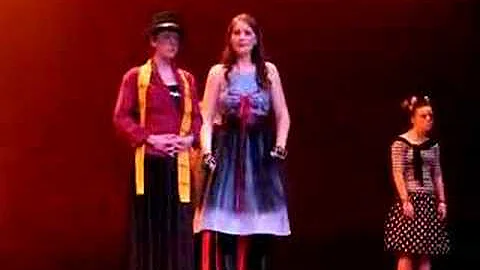 Anna Convery in "Alice in Wonderland"