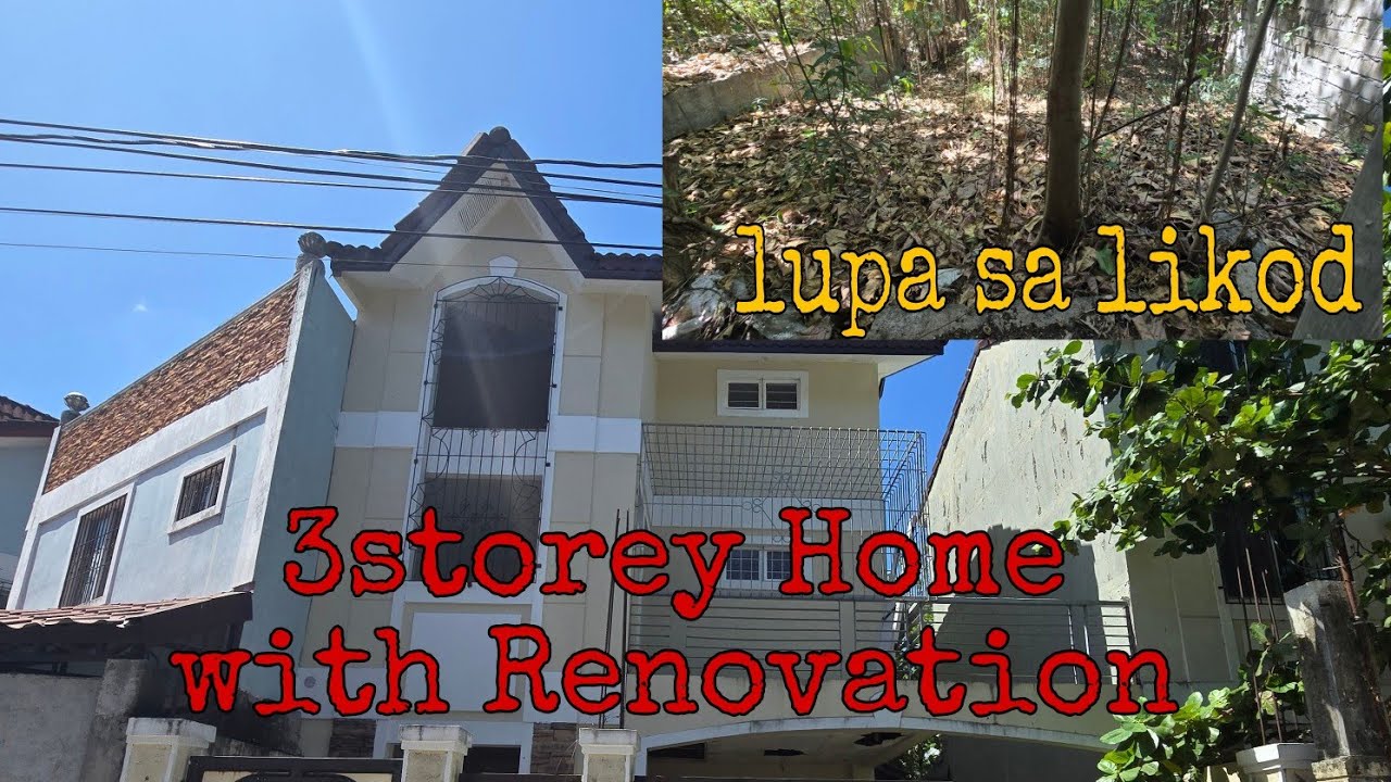 3storey house near Daanghari, Bacoor. Renovated turnover 4-5bedrooms/ 3 TB. Big Backyard. Lipat Agad