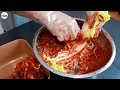 Easy Kimchi recipe - Korean cabbage Kimchi (Baechu Kimchi) from home