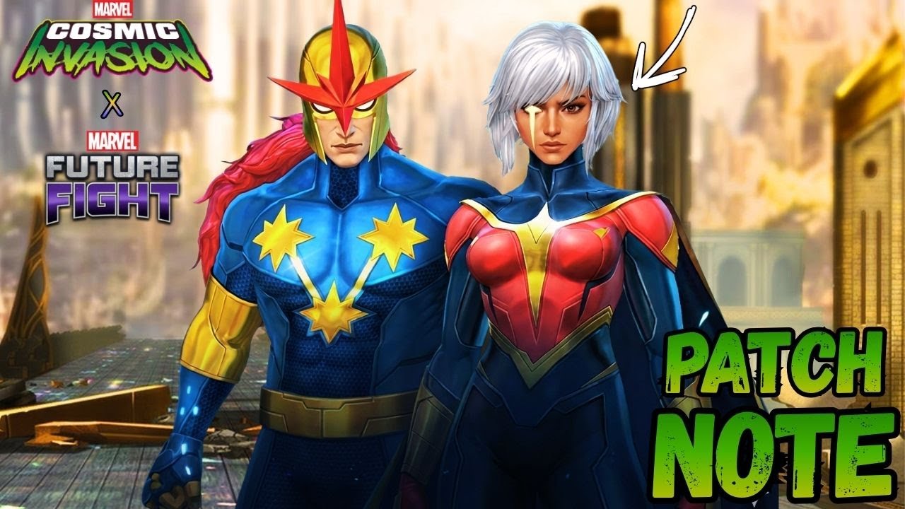 MARVEL Future Fight x MARVEL Cosmic Invasion || Collab Update Patch Note [Nova & Phyla-Vell]