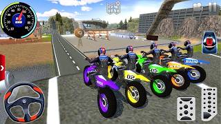 Black De Carros - Motor Dirt Bike Racing Simulator - OffRoad Bike Stunt Driving - Android Gameplay screenshot 5