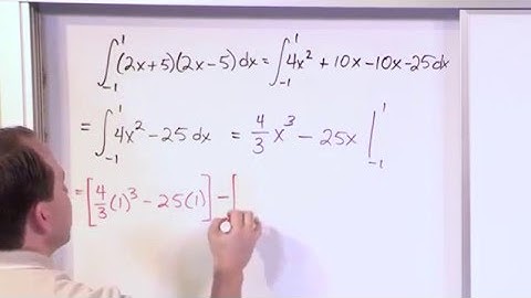 Lesson 7 - Integrating Polynomials, Part 3 (Calculus 1)