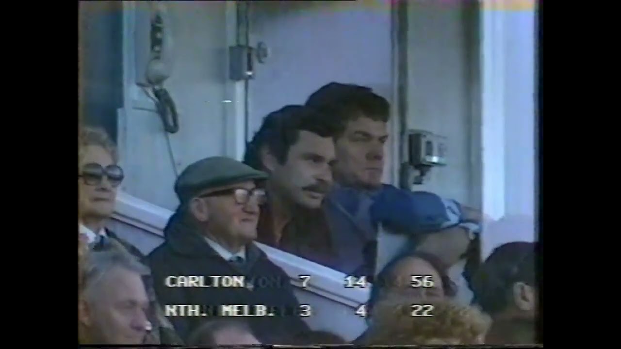 1979 Semi Final Carlton v North Melbourne. The Winners ABC. Drew Morphett