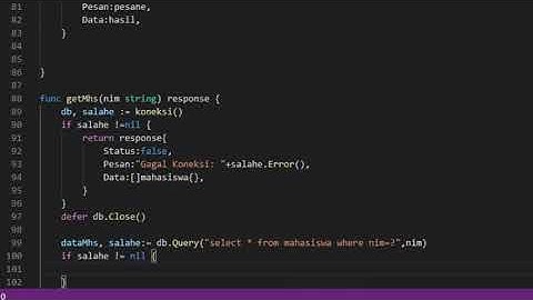 BELAJAR GOLANG#2 - KONEKSI DATABASE MYSQL DAN CRUD