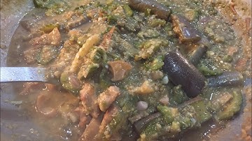 Ginisang Monggo with Ampalaya at Talong/Murang Ulam na Masarap