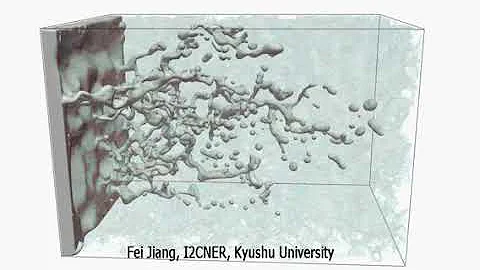 Two Phase Flow in Porous Media by LBM