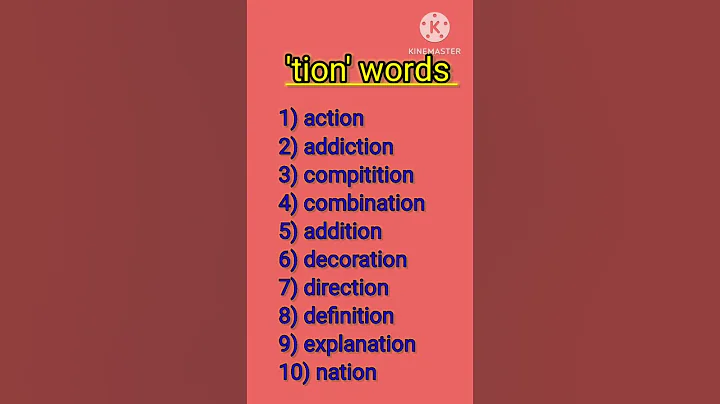 tion words #wordsendingwithtion#shorts #yuotubeshorts