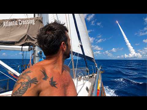 DODGING ROCKETS at SEA! Not your usual Navigational HAZARD | Sailing Brazil to French Guinea Ep 458