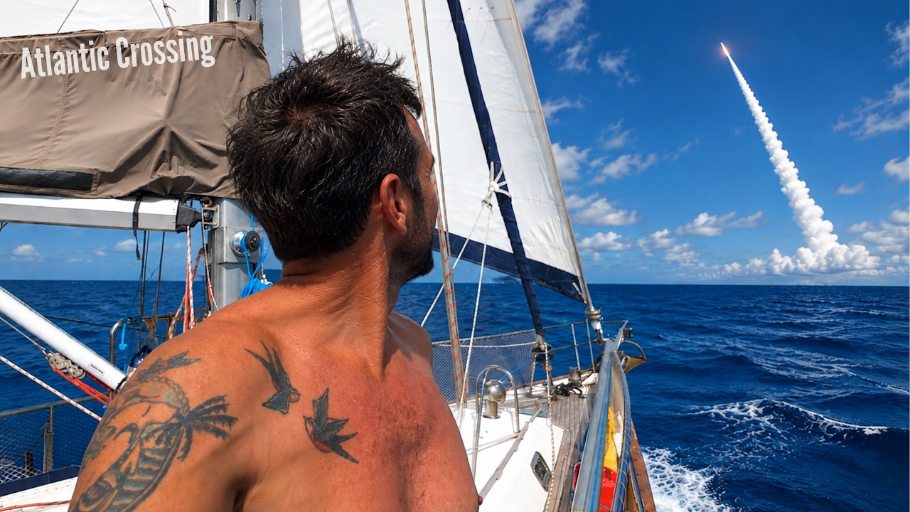 DODGING ROCKETS at SEA! Not your usual Navigational HAZARD | Sailing Brazil to French Guinea Ep 458