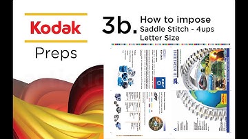 03b How to Impose Saddle Stitch 4ups Letter Size - Kodak Preps -  Urdu & Hindi | Ai