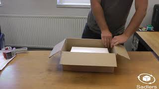 Cardboard Boxes With Perforated Corners Creases For Easy Folding To Size Af859Af860 Sadlers