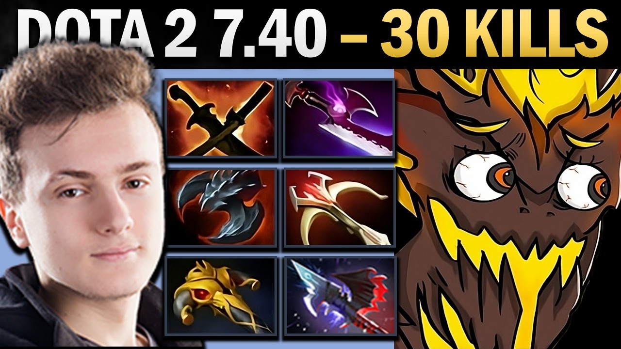 Shadow Fiend Pro Carry with 30 Kills and SNY - Dota 2 Gameplay