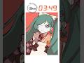 Snow MIKU【20min Drawing】Illustration making #Shorts