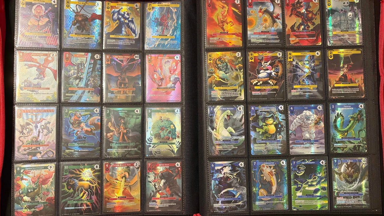 Metazoo Textured Alternate Art Binder Base Set, Torrential Tides, Secret Shadows