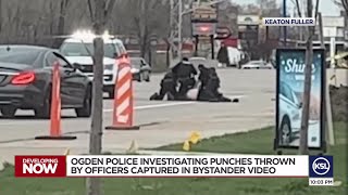 Ogden police investigating punches thrown by officers captured in bystander video