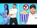 Sneak Superheroes Into Cinema || Sneak Anything Anywhere! Crazy Superhero Situations by Kaboom!