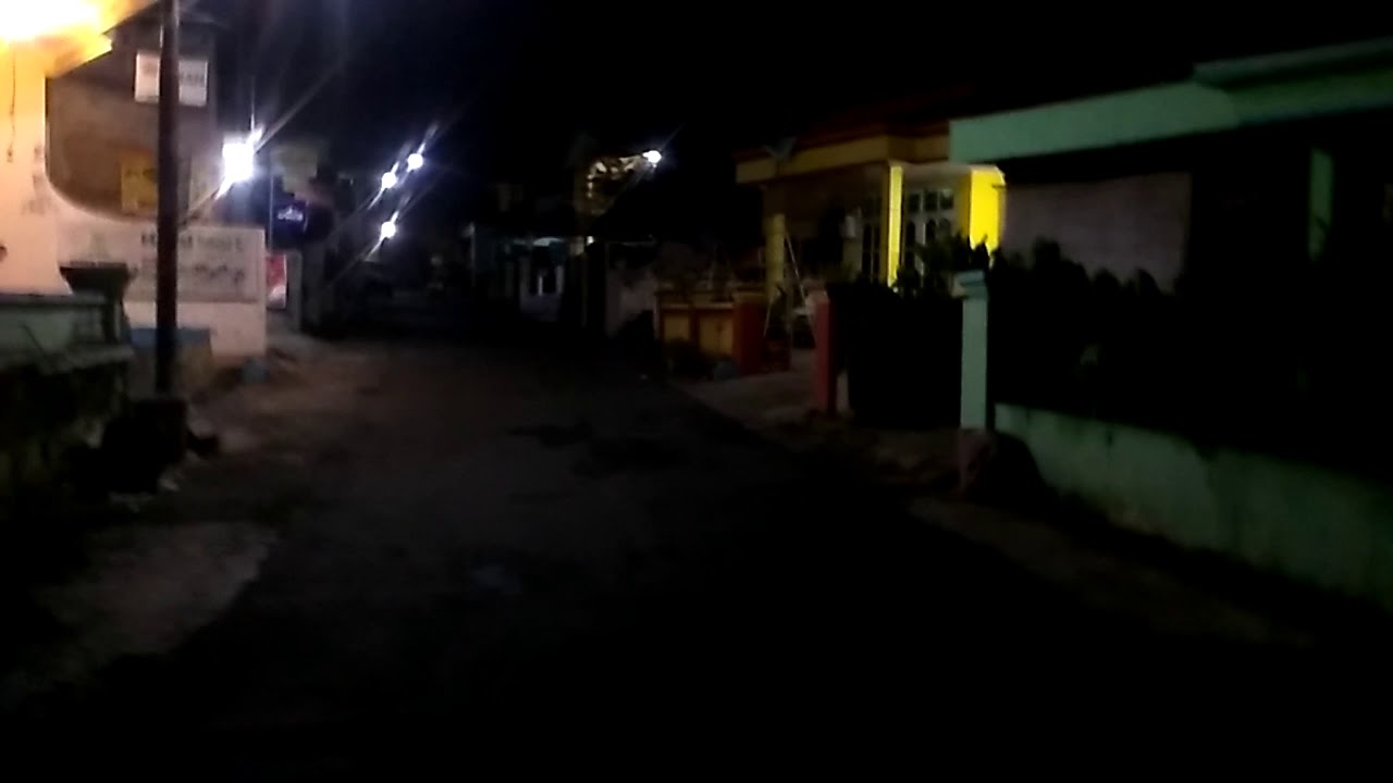 Suasana kampung sepi MALAM HARI YouTube