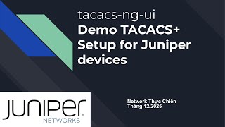 English - Demo tacacs-ng-iu - Setup for Juniper Devices