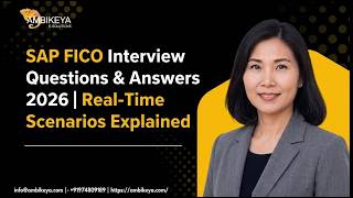 Details SAP FICO Interview Questions & Answers 2026 | Real-Time Scenarios Explained Guide
