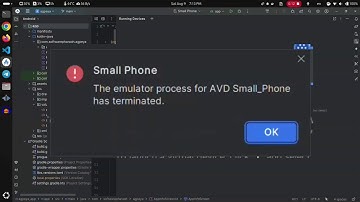 fix error: the emulator process for AVD has terminated