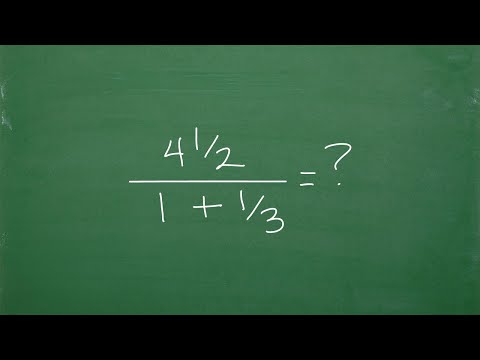 Can you handle a simple complex fraction problem? Let’s see…