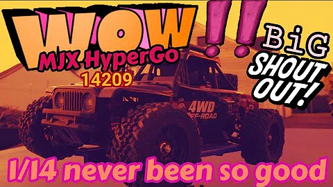 I have a look at MJX’s 1/14 HyperGo 14209 2s, 3s, and its brushless!