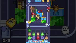 Pixel Flow level 1347 Solution Walkthrough