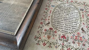 Floss Tube Episode #19 1/2 - How I Frame my Cross Stitch!!