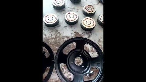8" speaker making handmade