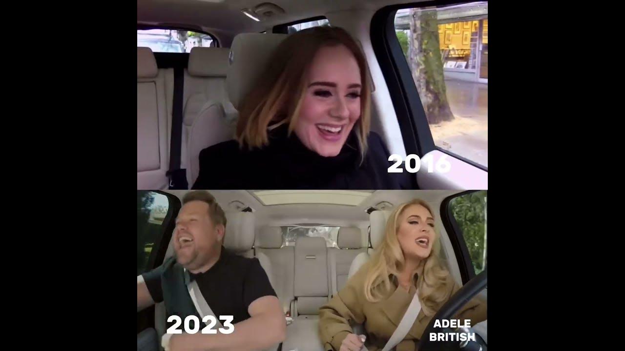 THEIR BACK😉🤪 Rolling In The Deep-Adele & James Cordon (Live on Carpool Karaoke 2023 and 2016)